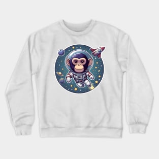 Space Monkey Crewneck Sweatshirt